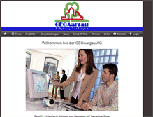 Tablet Screenshot of geoaargau.ch